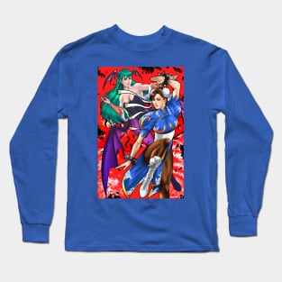 Chun Li and Morrigan Long Sleeve T-Shirt